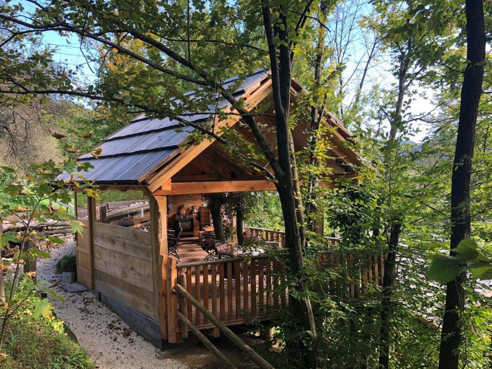 Отель Glamping Savinja Ljubno Экстерьер фото